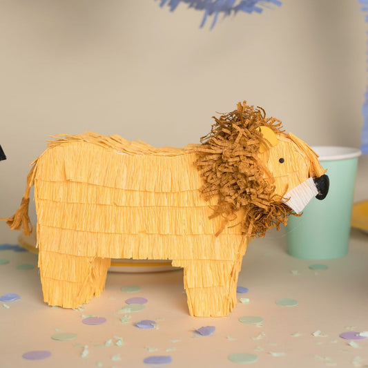 DIY Mini Lion Piñatas – Perfect for Party Favors or Gift Toppers!
