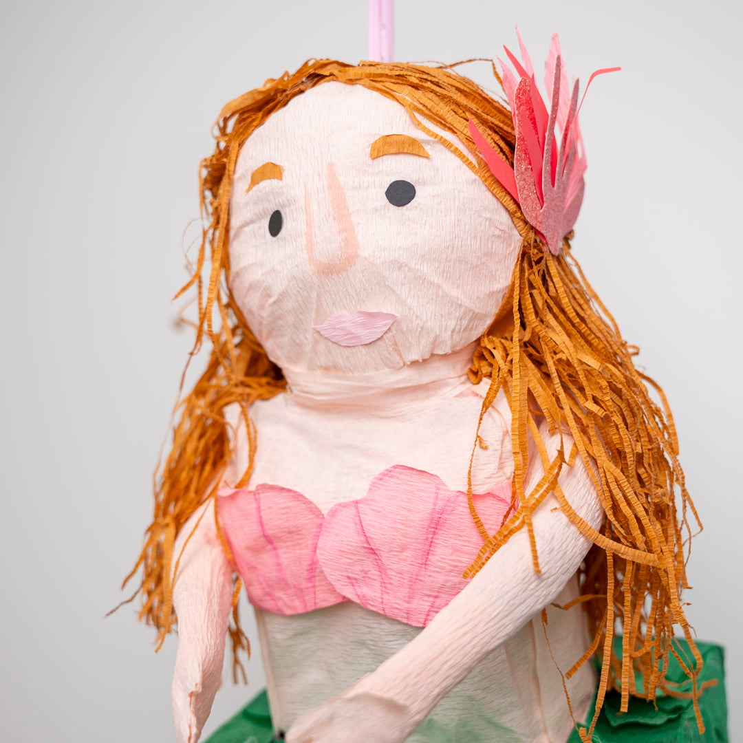 Pull String Mermaid Pinata, the Little Mermaid Party piñata, Ariel pinata , Mermaid Decorations Party