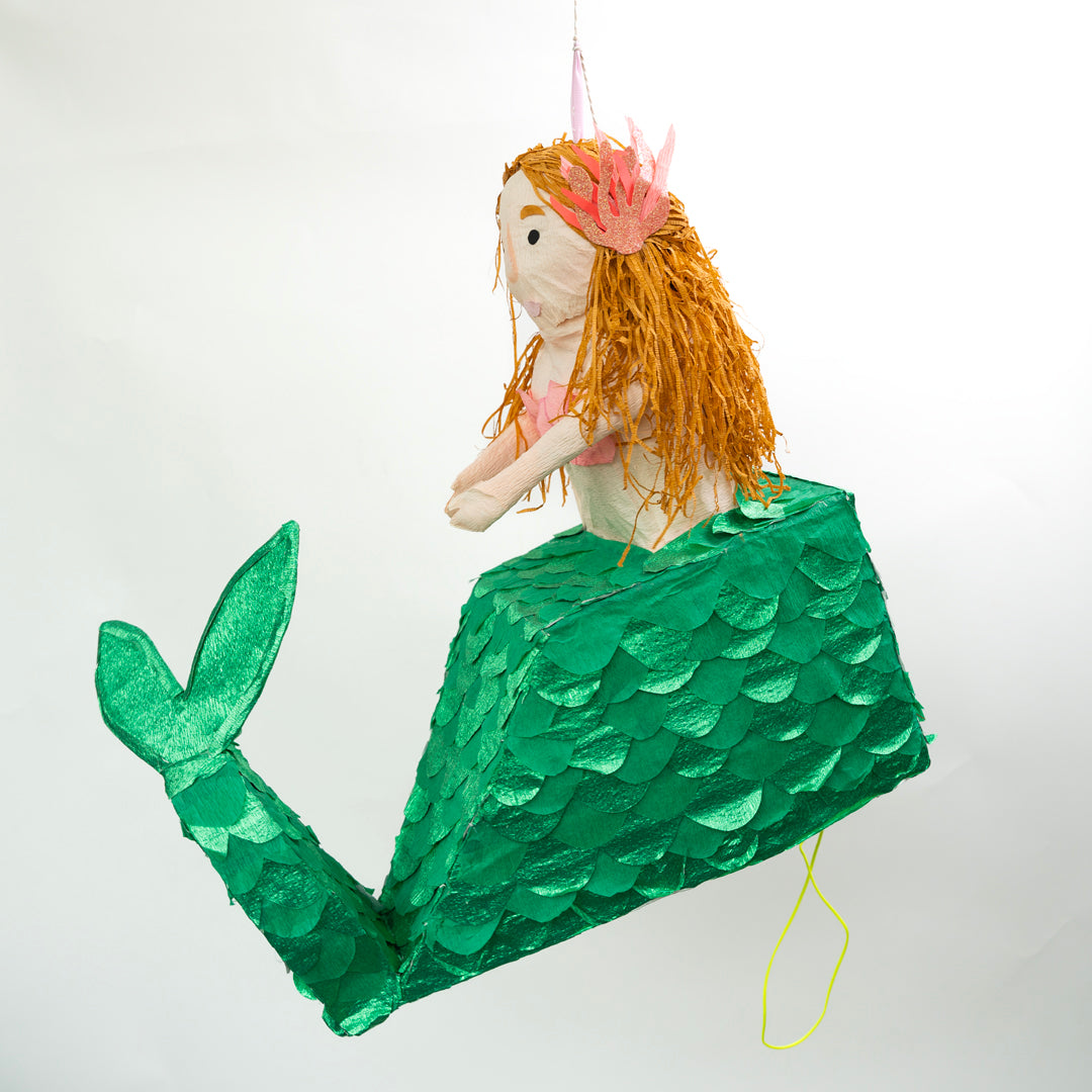 Pull String Mermaid Pinata, the Little Mermaid Party piñata, Ariel pinata , Mermaid Decorations Party