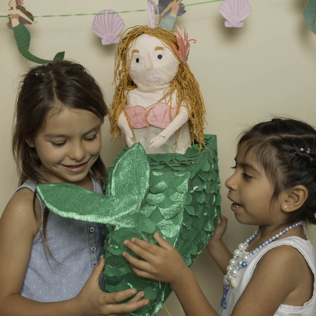 Pull String Mermaid Pinata, the Little Mermaid Party piñata, Ariel pinata , Mermaid Decorations Party