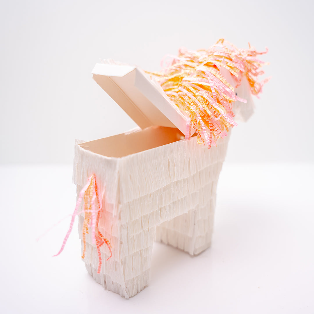 Peach Unicorn Mini Pinata Girls Party Favor