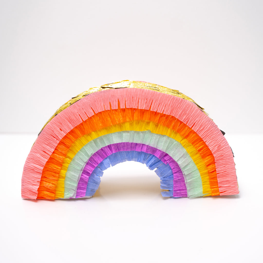 Vibrant Rainbow Colors Mini Piñata Kids Party Favor