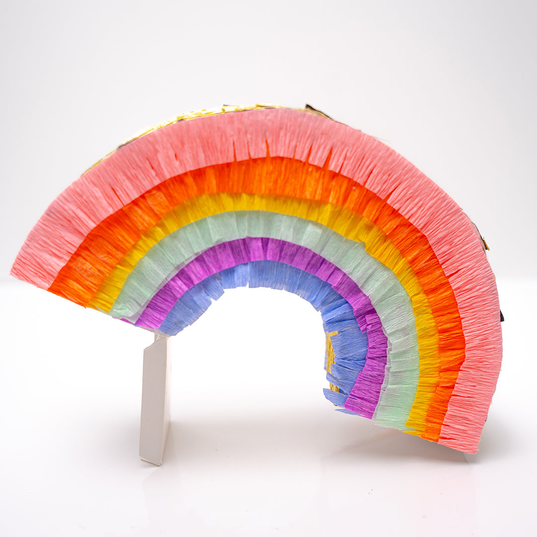 Vibrant Rainbow Colors Mini Piñata Kids Party Favor