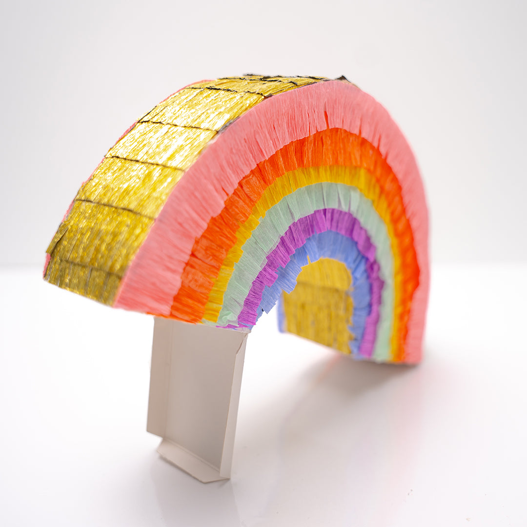 Vibrant Rainbow Colors Mini Piñata Kids Party Favor