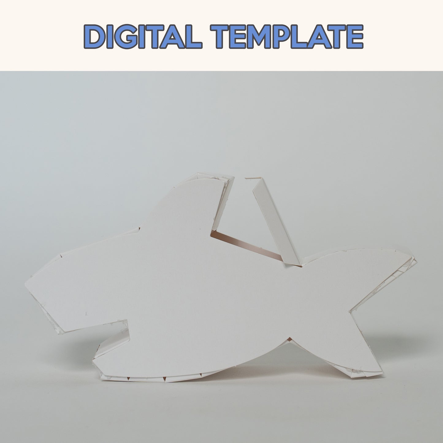 Digital Template – Shark Mini Piñata