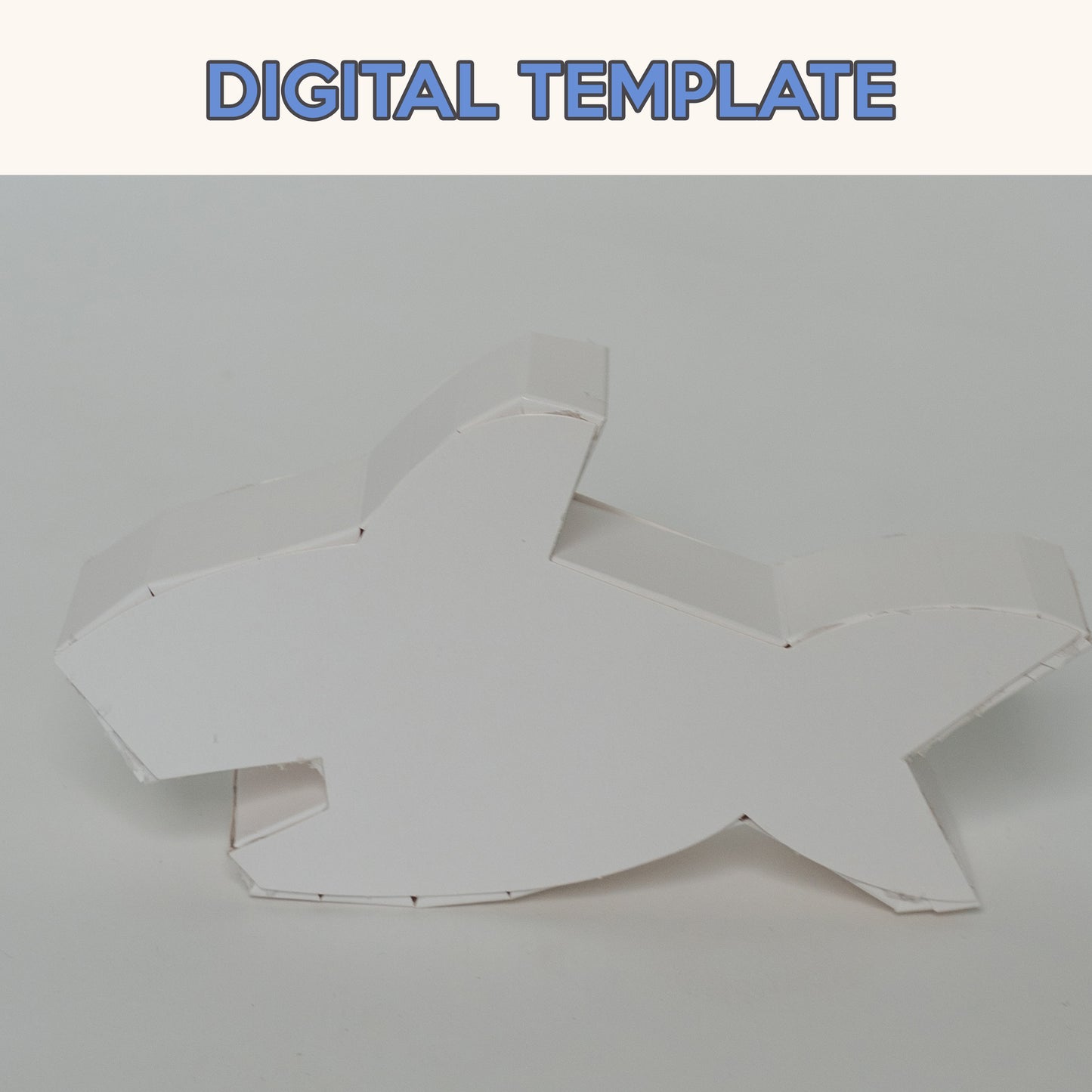 Digital Template – Shark Mini Piñata