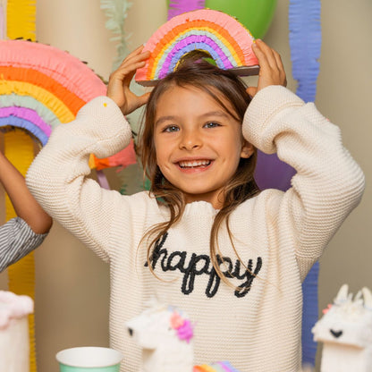 Vibrant Rainbow Colors Mini Piñata Kids Party Favor