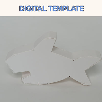 Digital Template – Shark Mini Piñata
